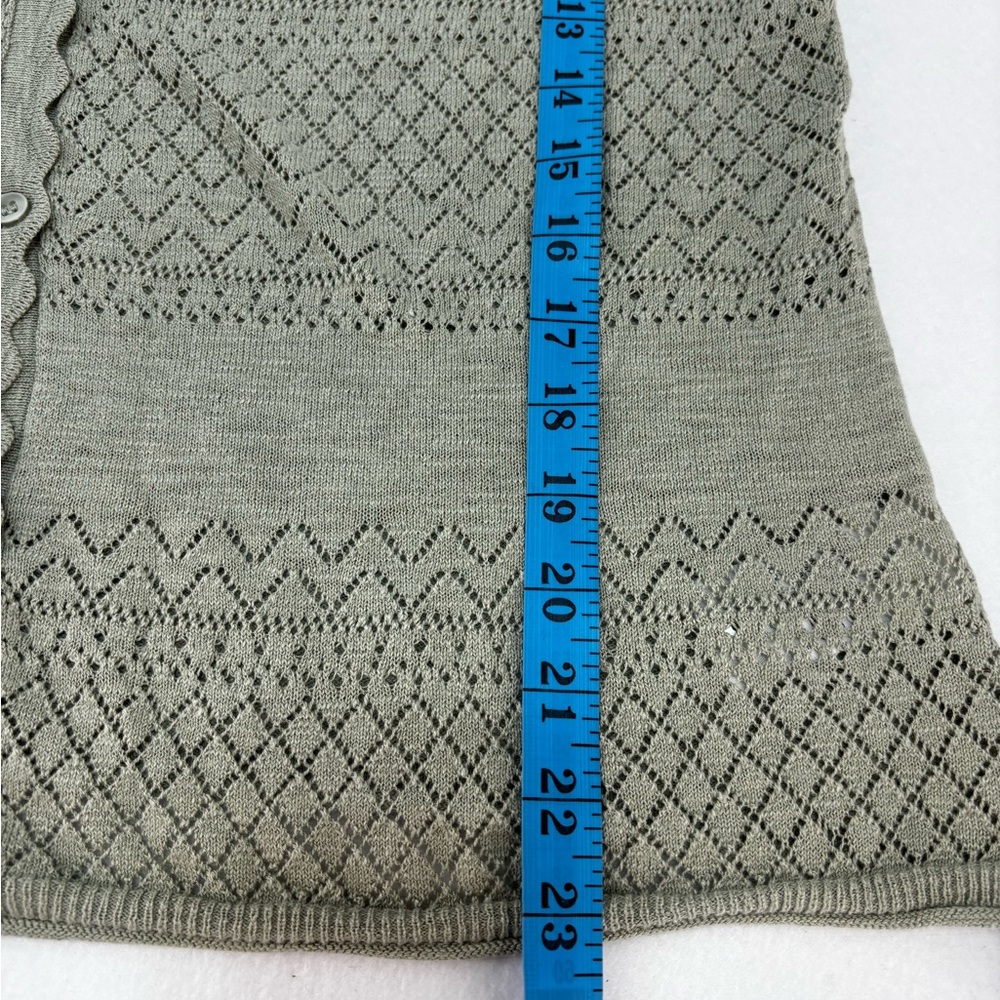 NWT Frye Seagrass green. Medium Cardigan Sweater - Picture 8 of 8